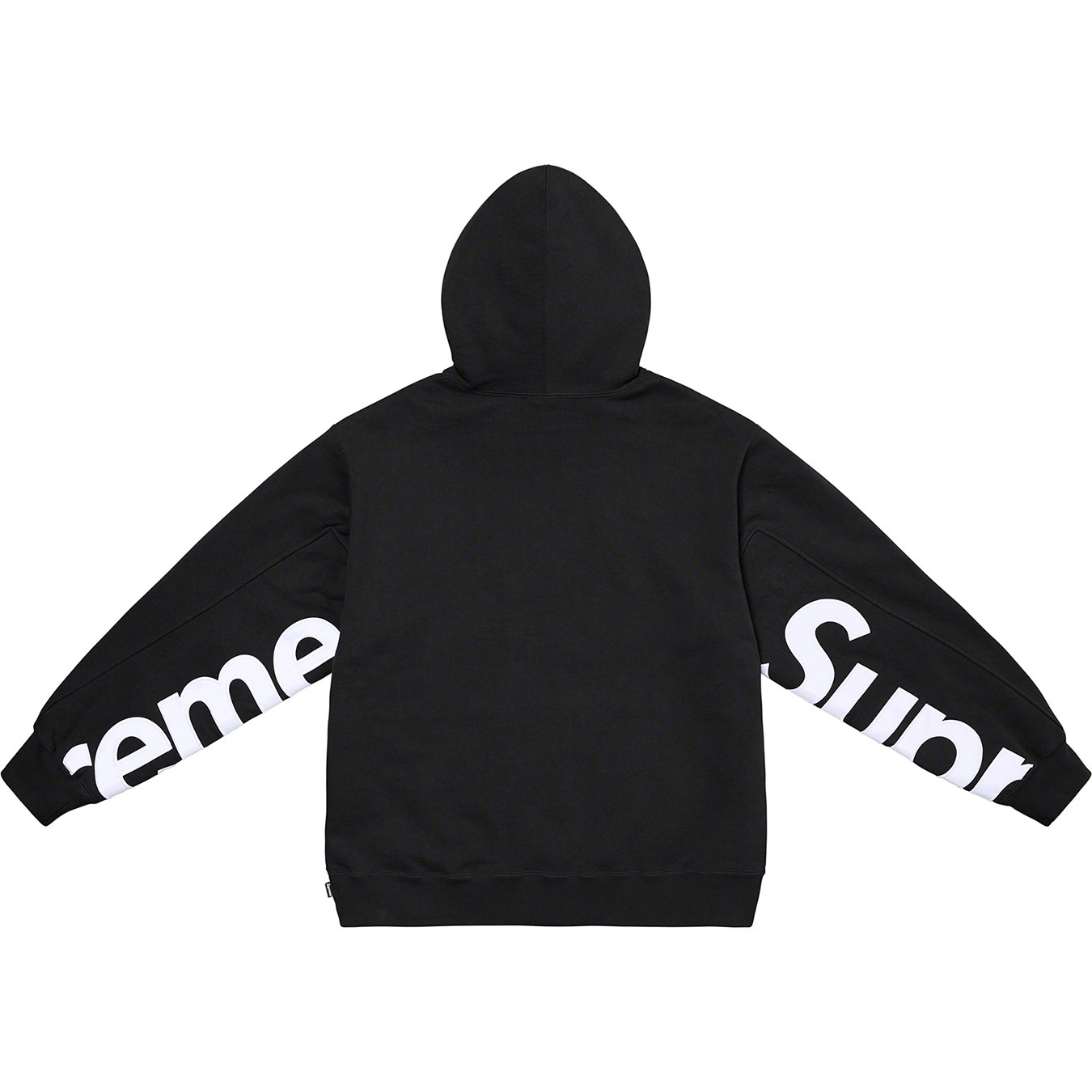 Cropped Panels Hooded Sweatshirt view 15